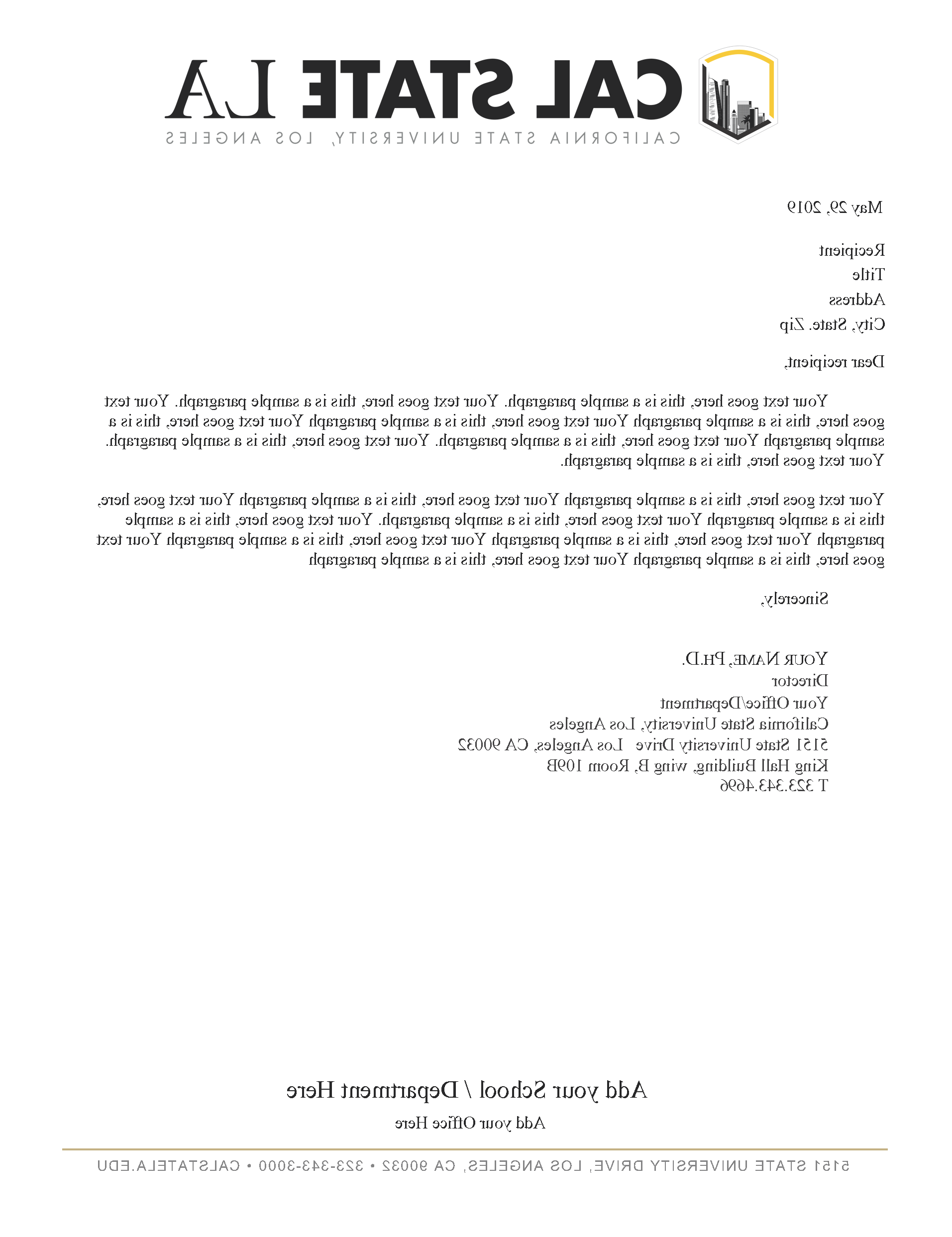 Letterhead Template